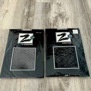 Vintage -Fishnet Socking and Spiderweb Pantyhose Bundle-2 🕸️